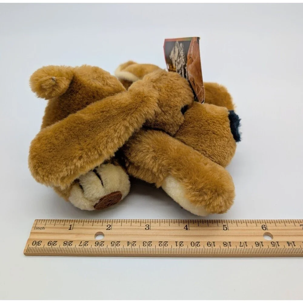 VTG 1982 Antics Brown Fleagle Beagle Dog Plush Toy 5.5
